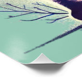 Cat céleste - Dreamy Double Exposition Poster d'Ar (Coin)