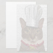 Cat Chef Briefpapier (Voorkant / Achterkant)
