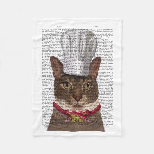 Cat Chef Fleece Deken (Voorkant)