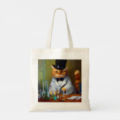Cat Chemist Tote Bag (Achterkant)