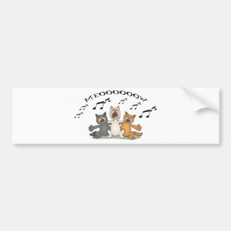 Cat Choir Bumpersticker