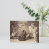  Cat Christmas Briefkaart (Staand voorkant)