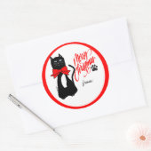 Cat-Christmas Gift Label (Envelop)