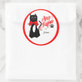 Cat-Christmas Gift Label (Tas)