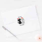 Cat Christmas stickers (Envelop)