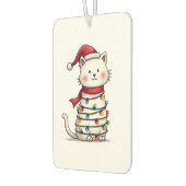 Cat Christmas Tree Christmas (6) Luchtverfrisser (Links)