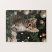 Cat Christmas Tree Puzzle - Jolie Jigsaw (Horizontal)