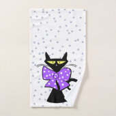 Cat circulaire gris KittenServiettes de bain (Serviette à main)