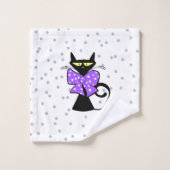 Cat circulaire gris KittenServiettes de bain (Gant de toilette)