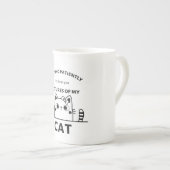 Cat citation drôle tasse (Devant droit)