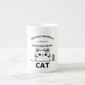 Cat citation drôle tasse (Devant)