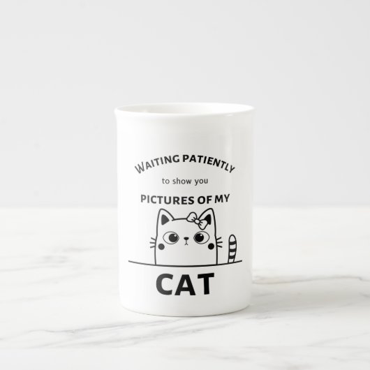 Cat citation drôle tasse (Devant)
