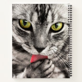 Cat Close Up Spiraal Notitieboek (Achterkant)