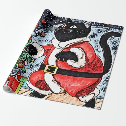 Cat Cluse Cadeaupapier (Uitgerold)