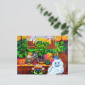 Cat College Master Briefkaart (Staand voorkant)