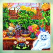 Cat College Master Raamsticker (Vel 3)