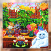 Cat College Master Raamsticker (Vel 2)