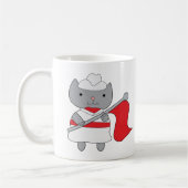 Cat Color Guard Rood Wit Koffiemok (Links)