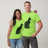 Cat Constellation Map Graphic – Celestial Cat T-shirt (Unisex)