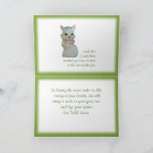 Cat Cookie Jar 2976-customize Kaart (Binnen)