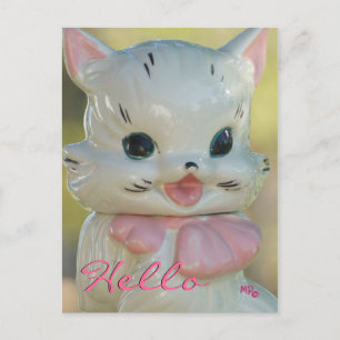 Cat Cookie Jar Briefkaart - pas aan