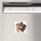 Cat Couple I Love You Magnet (In Situ (Lave-vaisselle))