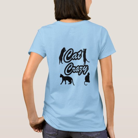 Cat Crazy T-shirt (Achterkant)