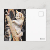 Cat Crescendo – Surrealist Art Postcard Briefkaart (Achterkant)