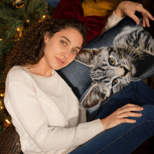 CAT CUDDLE CUTE KITTEN KUSSENS VOOR CHRISTMAS