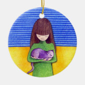 Cat Cuddle Ornament (Voorkant)