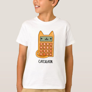 Cat-culator Grappige Calculator Pun T-shirt