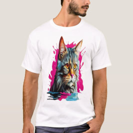 Cat Curious T-shirt