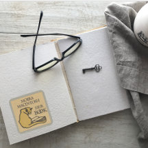  Cat Custom Bookplate-sticker