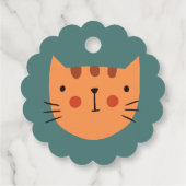 Cat Cute Gift Bedankjes Labels (Achterkant)
