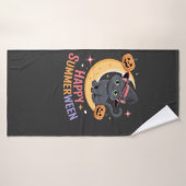 Cat Cute Halloween Aesthetic Essential T-Shirt (Serviette de bain)