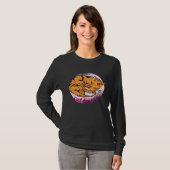 cat  cute sleeping t-shirt (Voorkant volledig)