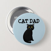 CAT DAD-BUTTON RONDE BUTTON 7,6 CM (Voorkant /achterkant)