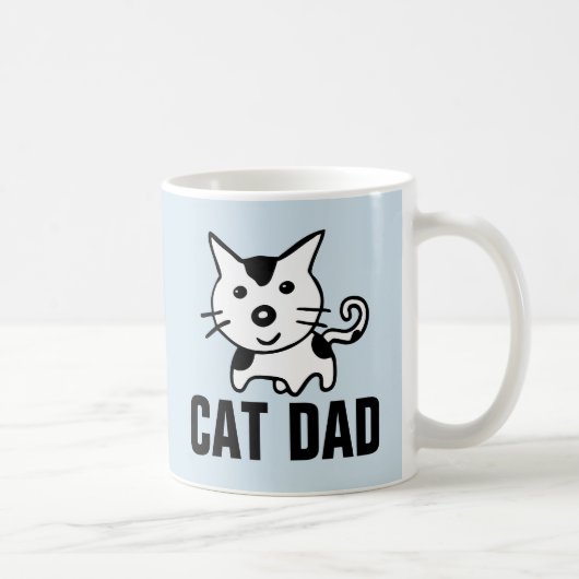 CAT DAD COFFEE MUGS KOFFIEMOK (Rechts)