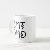 Cat Dad Custom Year Koffiemok (Voorkant links)