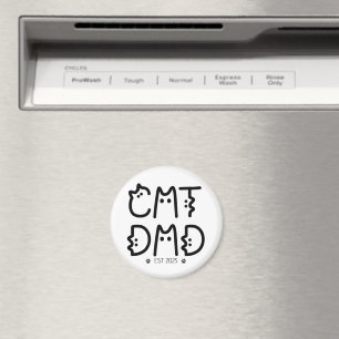 Cat Dad Custom Year Magneet