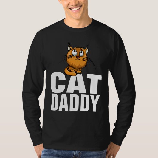 CAT DAD DADDY GINGER T-SHIRTS TEE - SHIRTS (Devant)