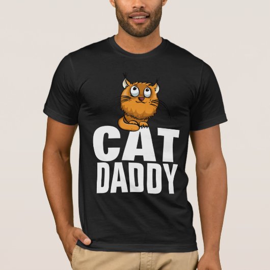 CAT DAD DADDY T-SHIRTS TEE - SHIRTS (Devant)