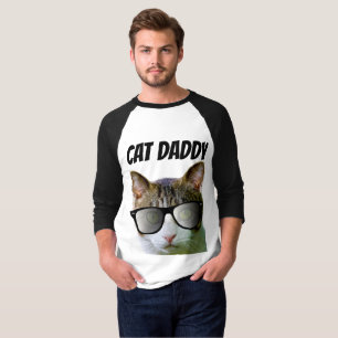 CAT DAD DADDY T-Shirts Zonnebrillen