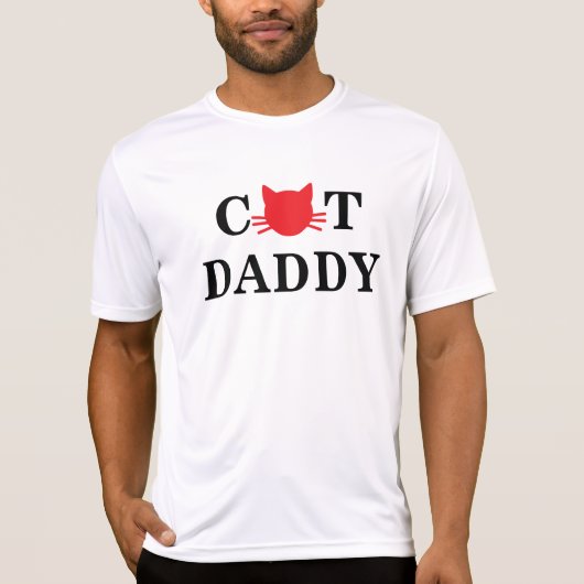 Cat Dad Funny T-shirt (Voorkant)