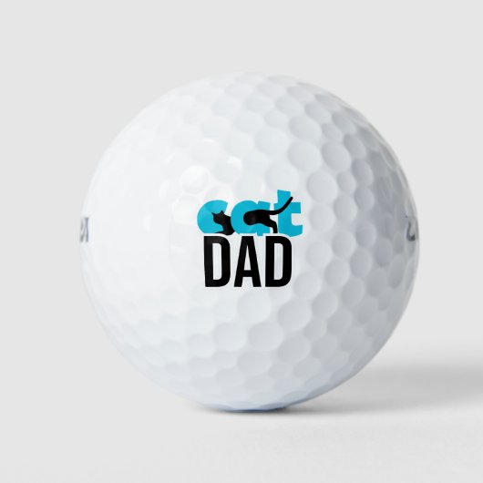 Cat dad golfballen (Voorkant)