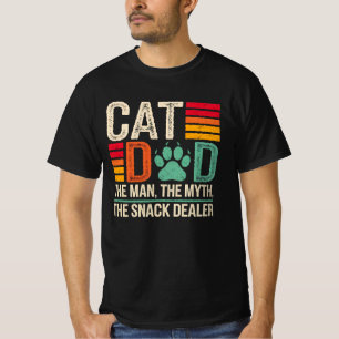 Cat Dad Het Man De mythe De snackdealer T-shirt