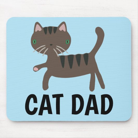 CAT DAD MOUSEPAD MUISMAT (Voorkant)