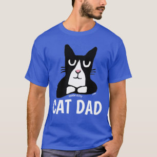 CAT DAD, Panda Kat T-shirts, Tuxedo T-shirt