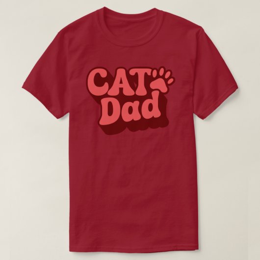 Cat Dad Shirt voor Vaderdag (Design voorkant)