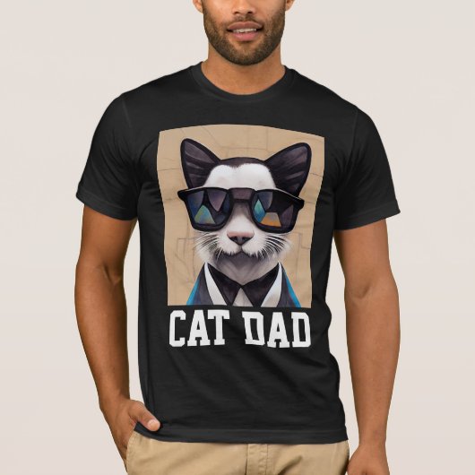 CAT DAD T-SHIRT (Devant)